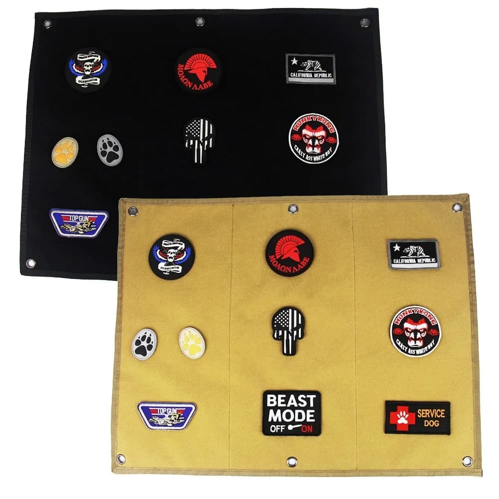 Tabellone per raccolta da appendere alla parete Tabellone per collezione di toppe per bracciale con fori per appendere a parete Pannello portaoggetti a parete