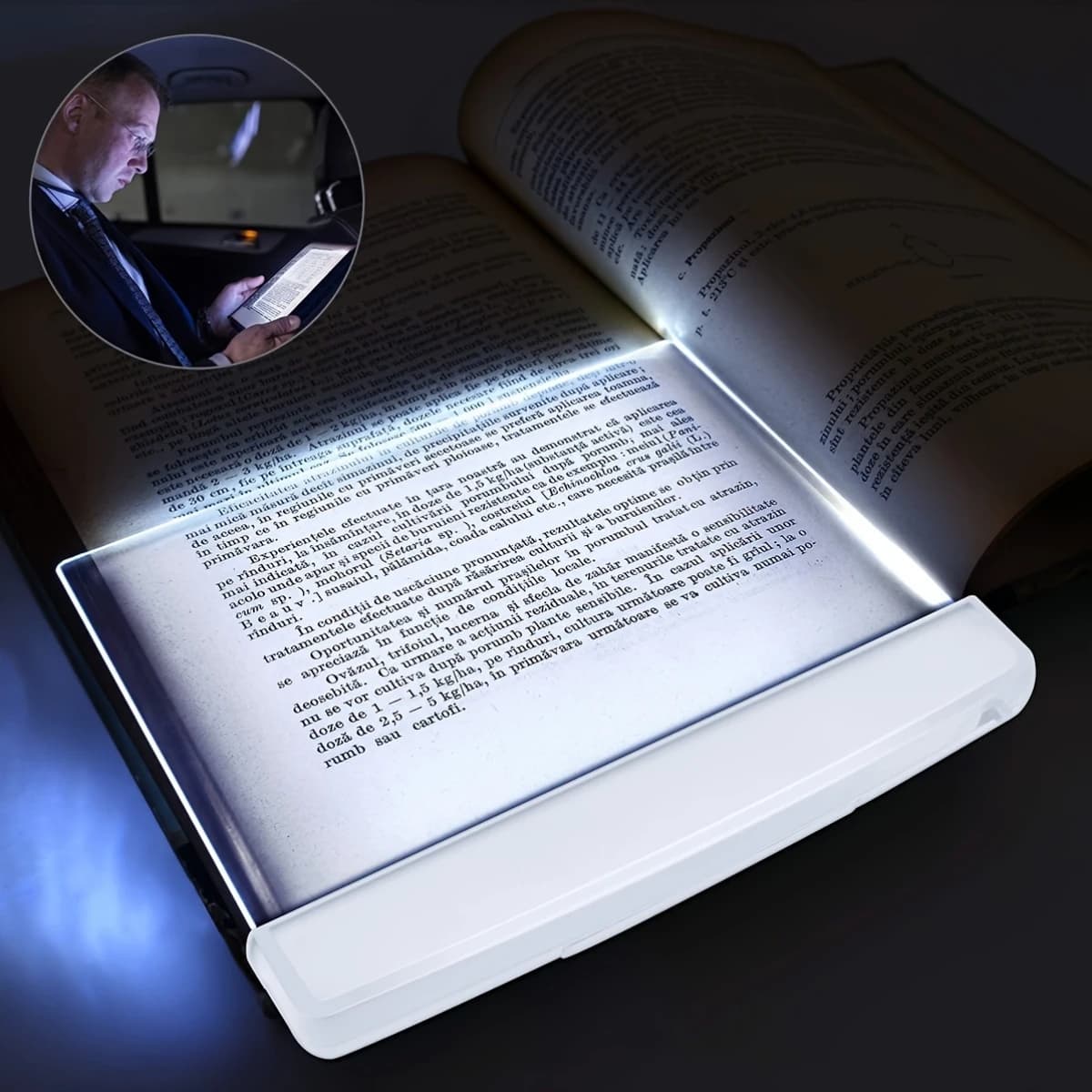 Lampada da Lettura LED per Camera da Letto, Luce Notturna Protettiva per gli Occhi, Lampada da Scrivania Flessibile per Amanti dei Libri, Piccola Illuminazione da Comodino per Casa