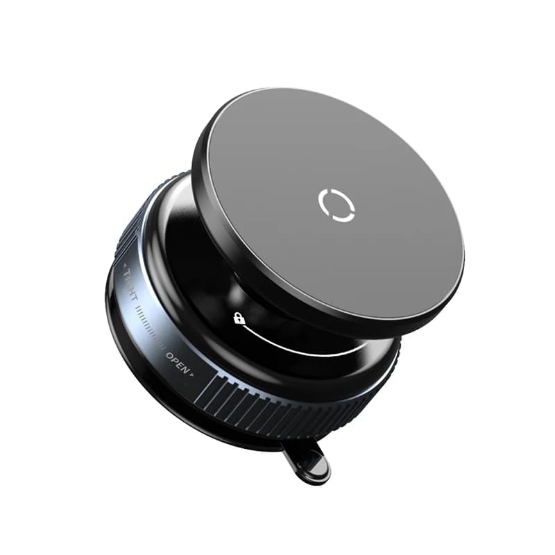 Supporto per telefono con aspirazione sottovuoto super resistente da 360 gradi, magnetico universale per auto e scrivania