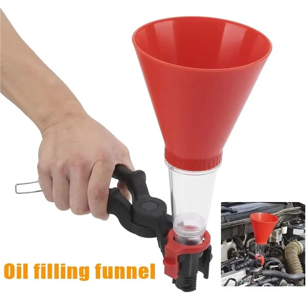 Universal Slurry Set for Filling Oil Motor Adjustable Plastic Adapters Change Equipment Auto Supply Accessories Tool