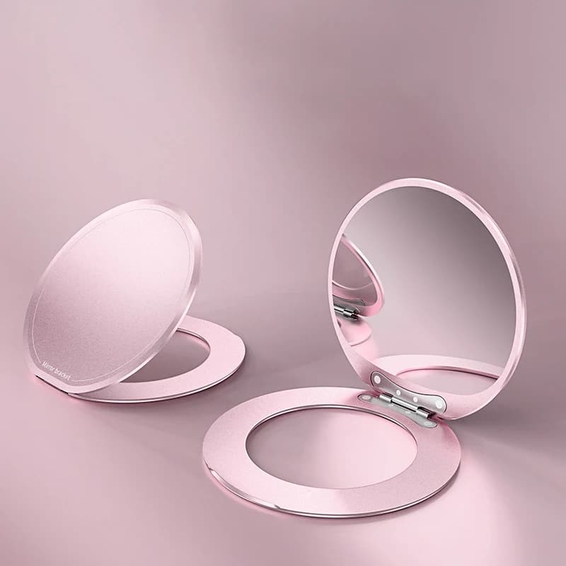 Specchio per Trucco Magnetico Ultra Sottile, Rotante, Portatile, Invisibile, Multifunzione, Supporto Universale per Telefono