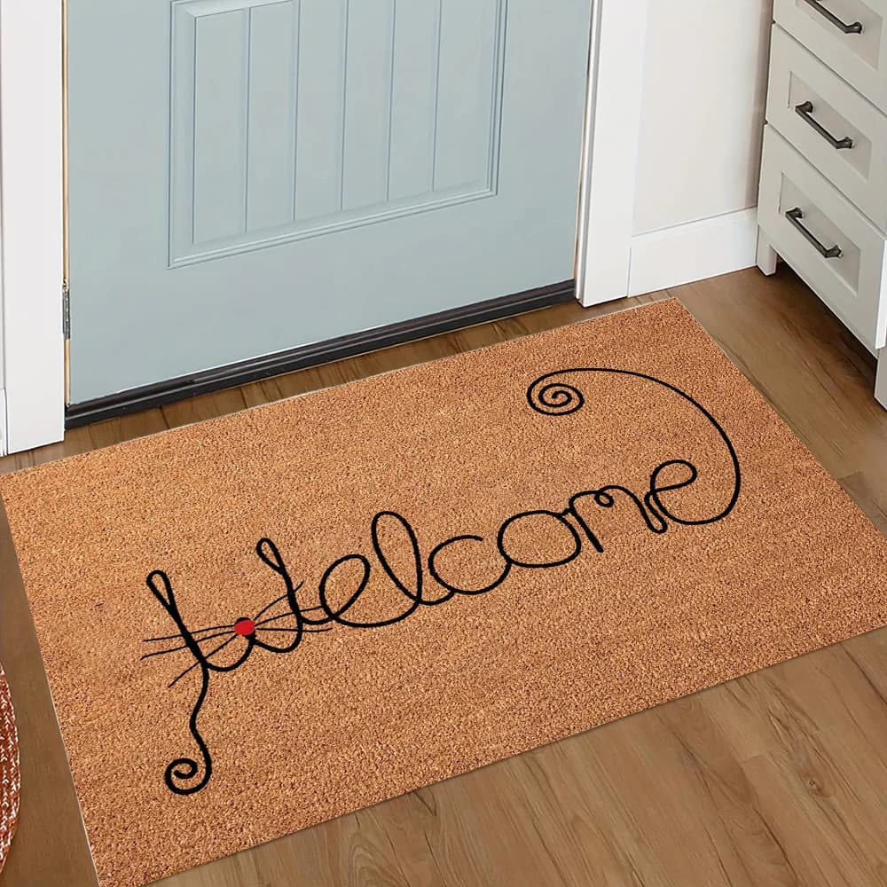 Soft Plush Mat - Modern Home Decor for Living Room Bedroom Floor Decoration Kitchen Mat Welcome Mat