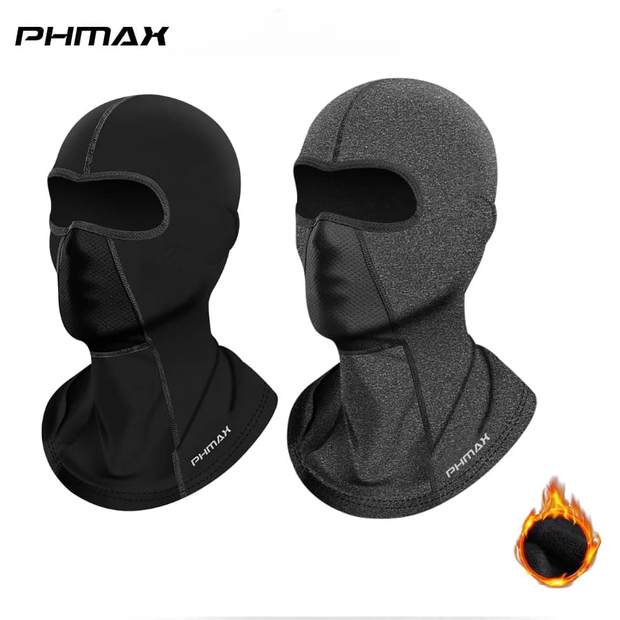 PHMAX Passamontagna termico invernale Ciclismo Maschera a pieno facciale Caldo Sport all'aria aperta Moto Sci Pesca Caccia Maschera Sciarpa in pile Cap