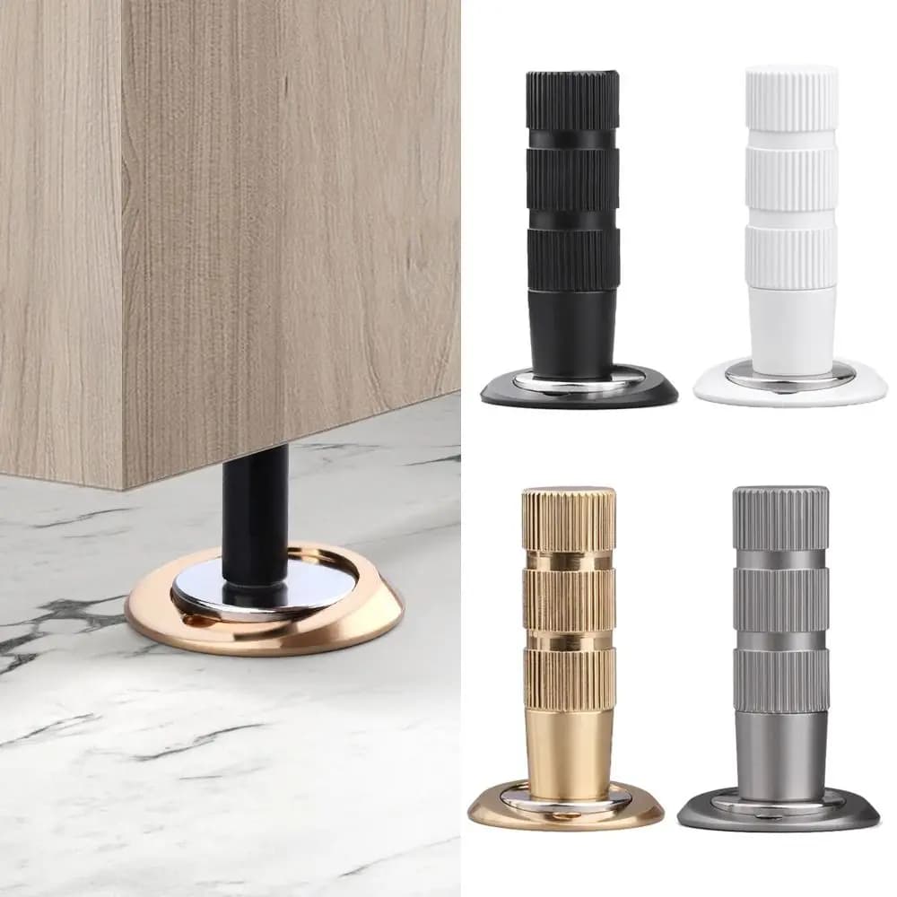 Hardware per la casa Silicone senza punzonatura Protezioni da parete anti-collisione Supporto da pavimento Porta di aspirazione Fermaporta Fermaporta