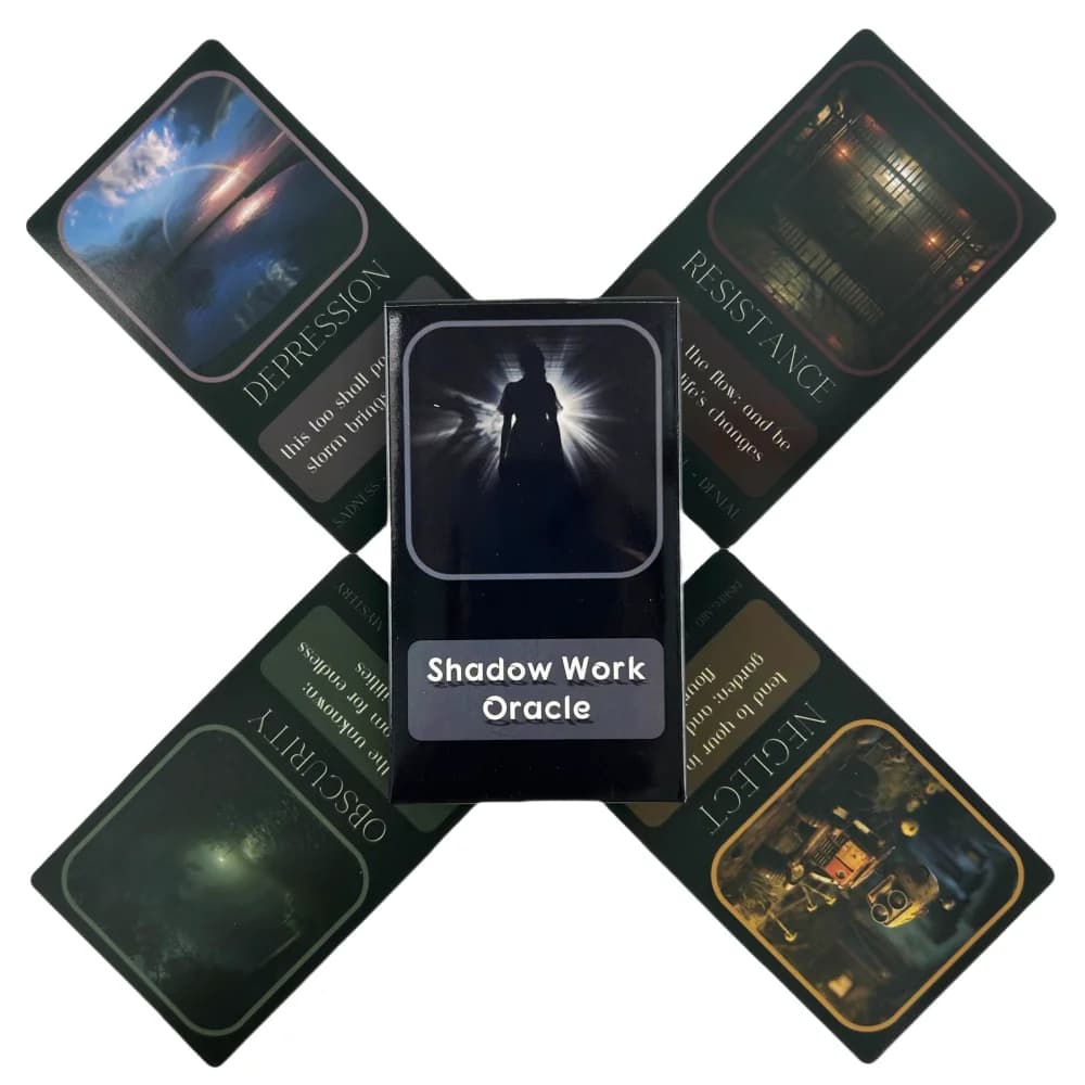 Shadow Work Oracle Cards A 33 English Visions divinazione Edition Deck Borad Games Tarot For Party Playing