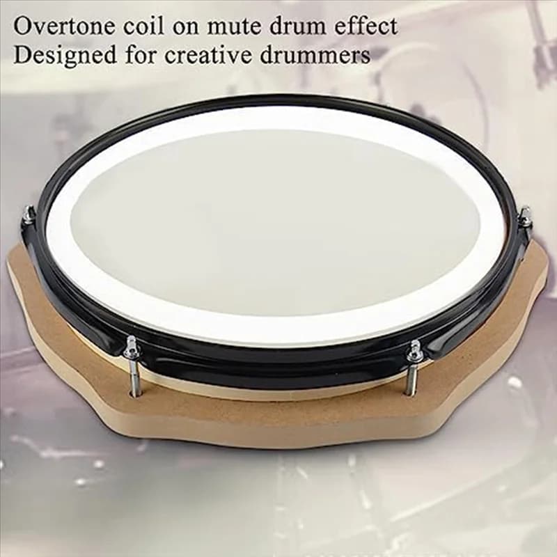 Bobina vocale per arresto tamburo AEF6, pad per batteria silenzioso, anello smorzatore per batteria Accessori per strumenti a percussione Strumenti per batteria
