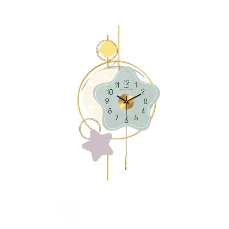 Wall clock living room home dining room fashionable silent decoration modern creative simple wall-mounted quartz clock