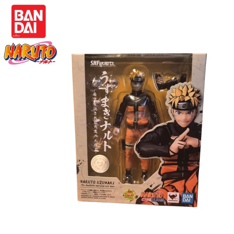 100% genuino In Magazzino Originale Bandai Banpresto Naruto S H Figuarts Figurine Uzumaki Naruto Anime Merce Action Figure Modello