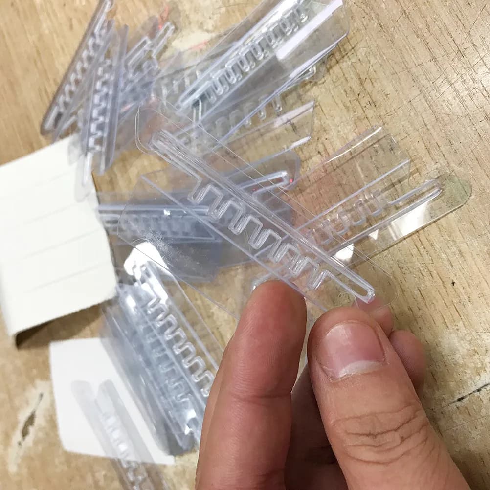 200Pcs Sturdy Plastic File Folders Hanging File Holder for Financial Archive Organization Office Home Document Storage