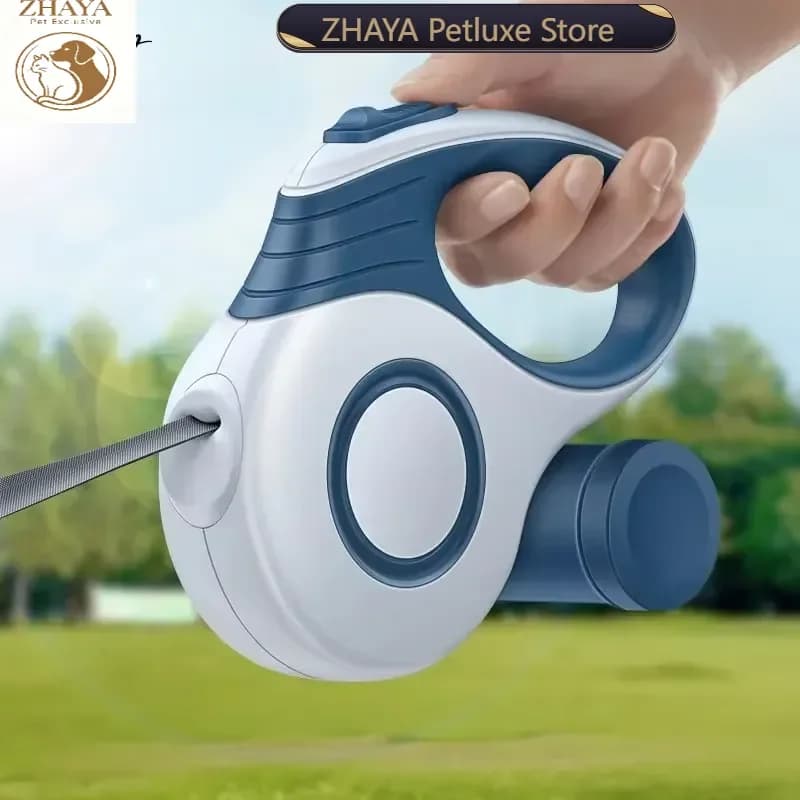 Automatic Retractable Dog Leash 5M Extendable Rope Outdoor Walking Hiking Travel For Small Dogs ZHAYA