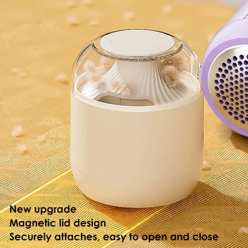 Portable Electric Lint Remover USB Rechargeable White High Efficiency Safe Fabric Shaver For Sweater Coat Sofa