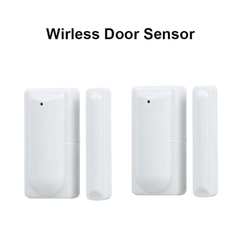 2 pz/lotto sensore di allarme porta finestra contatto magnetico sensore finestra rilevamento porta aperta 433mhz EV1527 per sistema di allarme antifurto