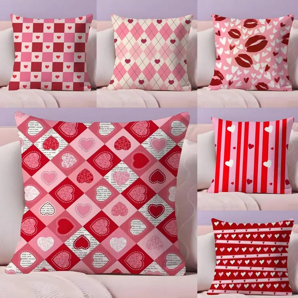 Valentine's pillow pillow case in ultra soft and delicate fabric on the skin, comfort like a cloud and hidden zip