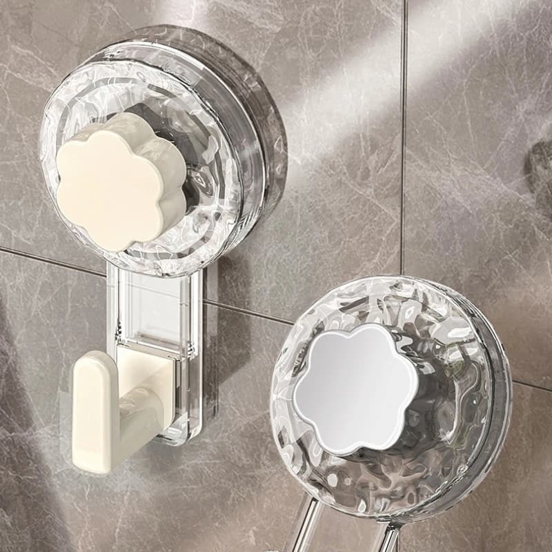 2 Ganci a Ventosa Rotanti per Cucina e Bagno, Ganci da Parete Senza Foratura per Asciugamani, Vestiti, Spazzole