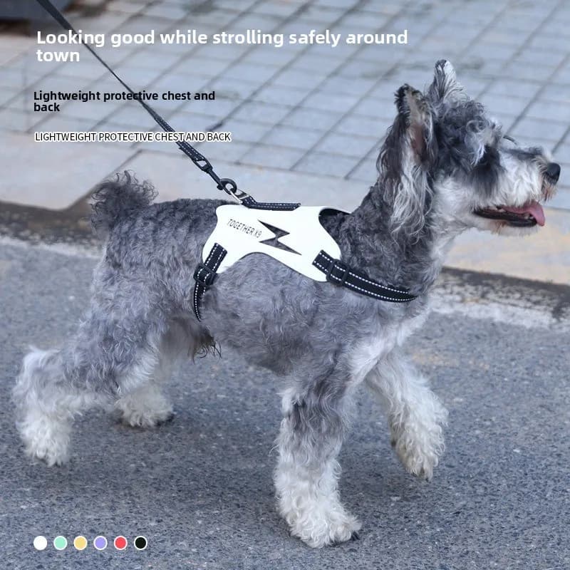 2025 Nuovo Maillard Lightning Hollow Pettorale Leggero Traspirante Anti-rottura Libero Bichon Magic Fight Petto e Schiena Cucciolo