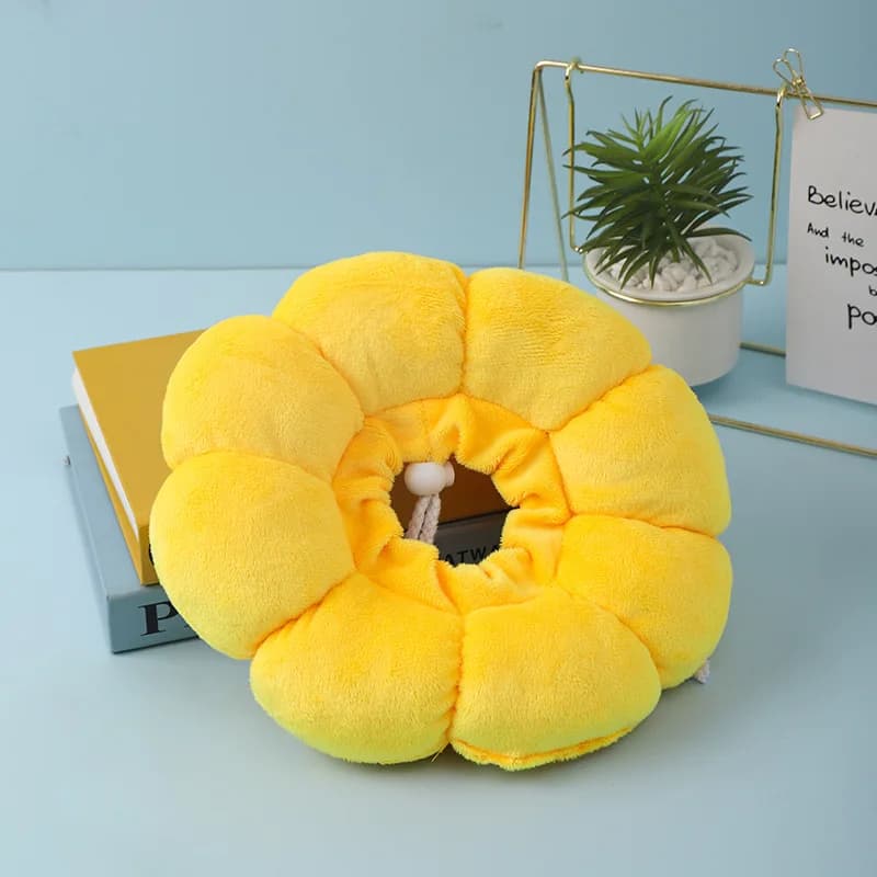 Elizabeth Ring Girasole Collare per sterilizzazione per gatti Anti leccare Collare per collo corto per gatti inglese Cuffie per cani Gatti Forniture universali per animali domestici