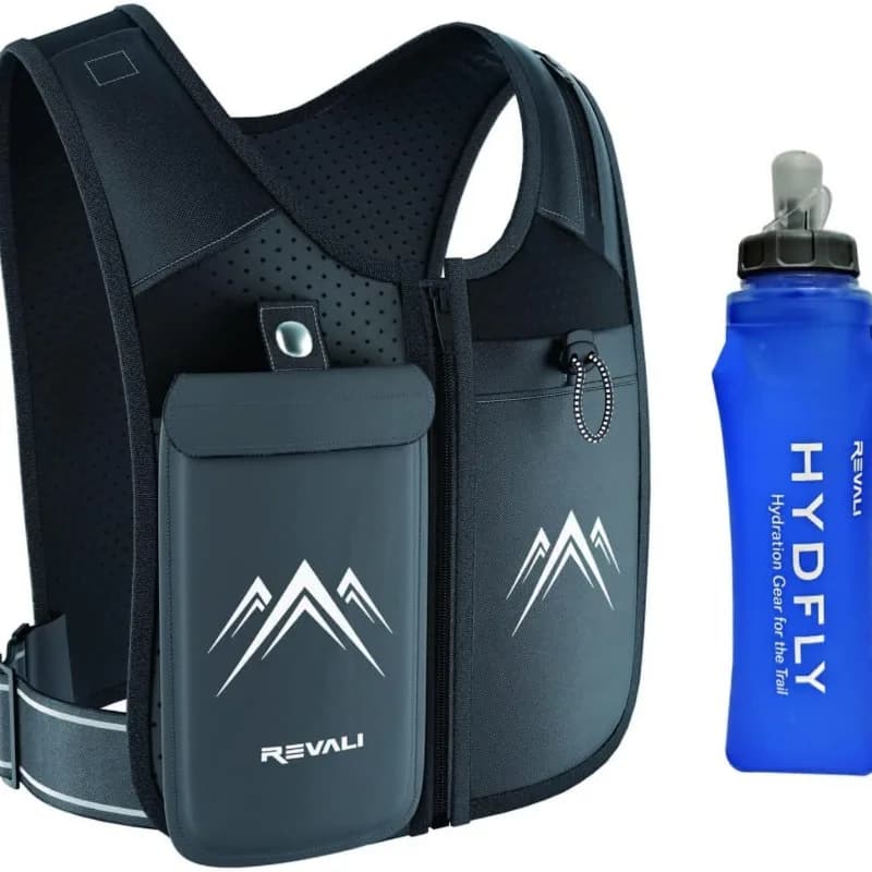 1 pcs light reflective outdoor racing vest cycling backpack breathable phone bag backpack for hydration mountaineering