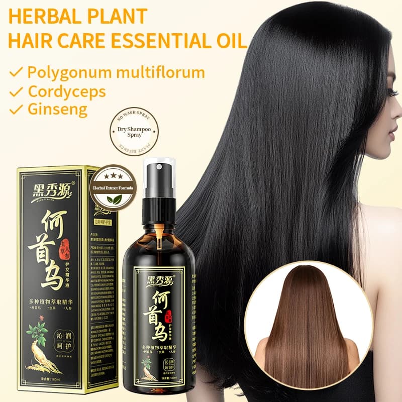 FONCE Plants based on Chinese herbs Hair care Strengthening Essence for hair roots Essential oil for hair Nutrition for buckets and damaged