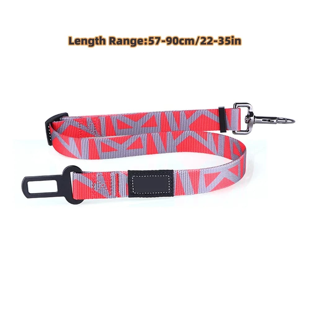 Cintura di sicurezza per cani Set da 2 pezzi Cinture di sicurezza in nylon per veicoli regolabili per auto per cani retrattili di sicurezza per animali domestici Imbracatura per cani per auto elastica pesante