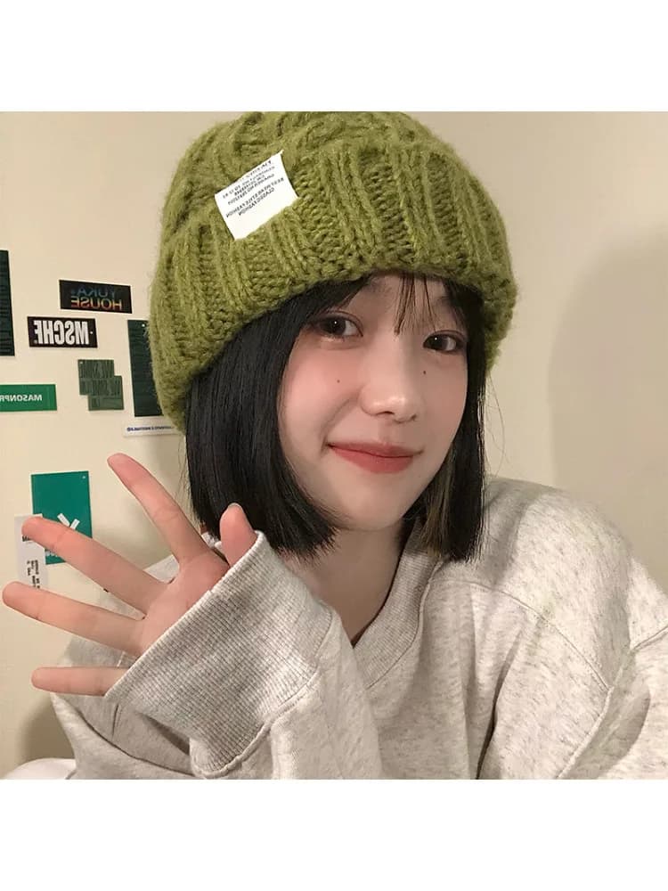 Minimal Double-Sided Wearable Cap, Ins Viral Versatile Sun Warm Daily Headwear