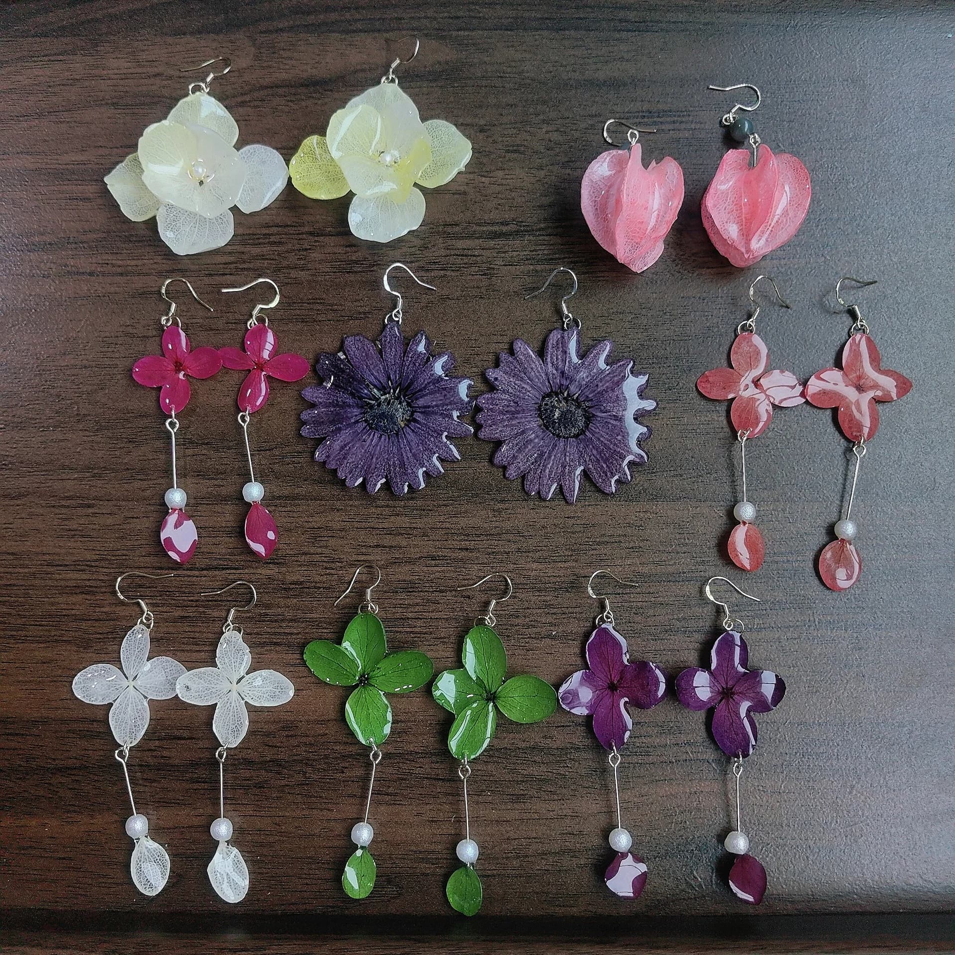 Fiore artigianale Goccia d'acqua Pendente Lungo delicato Nappa Ciondola l'orecchino di lusso in stile nazionale per regalo di gioielli da donna
