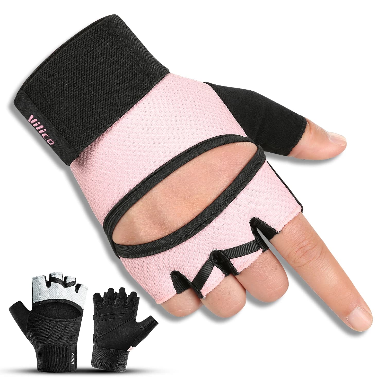 Fitness Gloves Anti Slip Mesh Half Finger Summer Gym Cycling Fishing Palm Protection Men Women