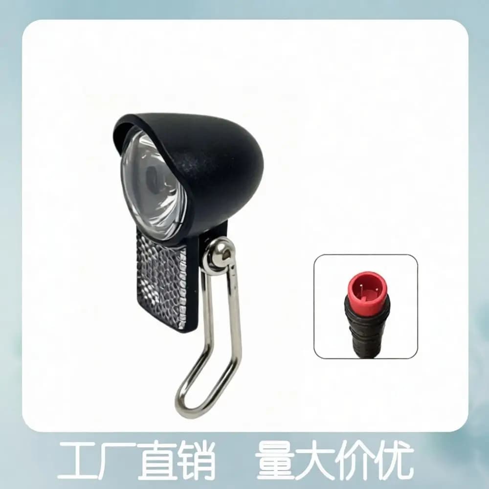 Electric Scooter LED Headlight Waterproof Plug Night Cycling Safety Lamp Modification Part For Urban Leisure Riding