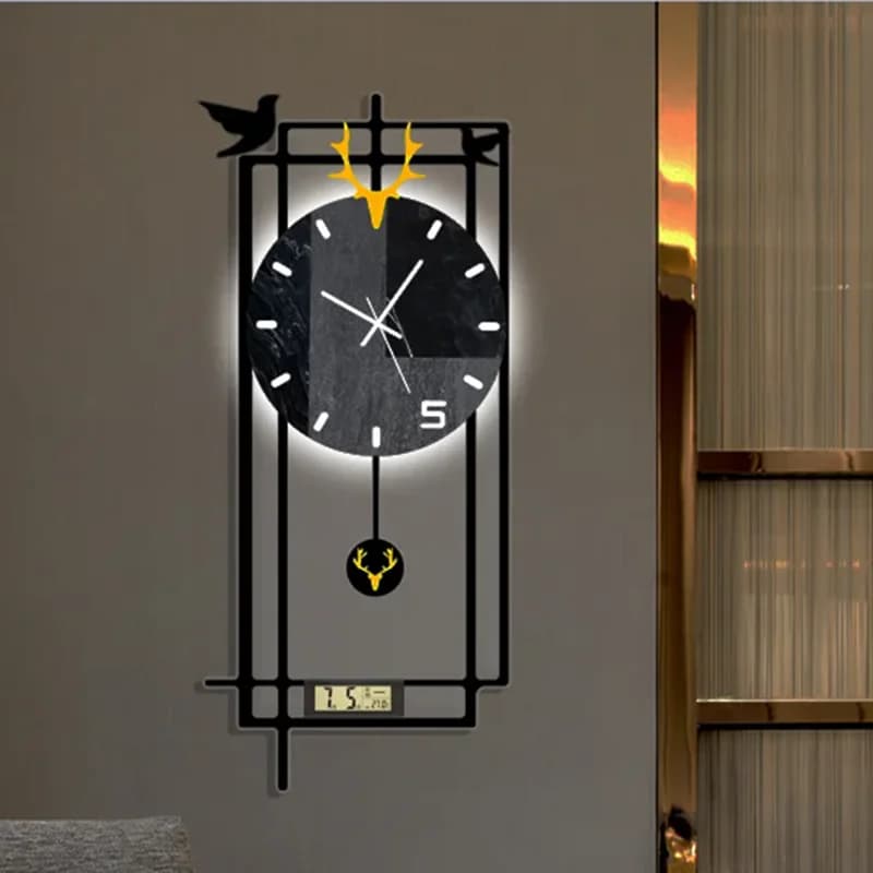 Ristorante Orologi da parete creativi Soggiorno digitale Interni di lusso Camere da letto Design Orologio da parete Semplice Reloj Pared Decorazione da parete