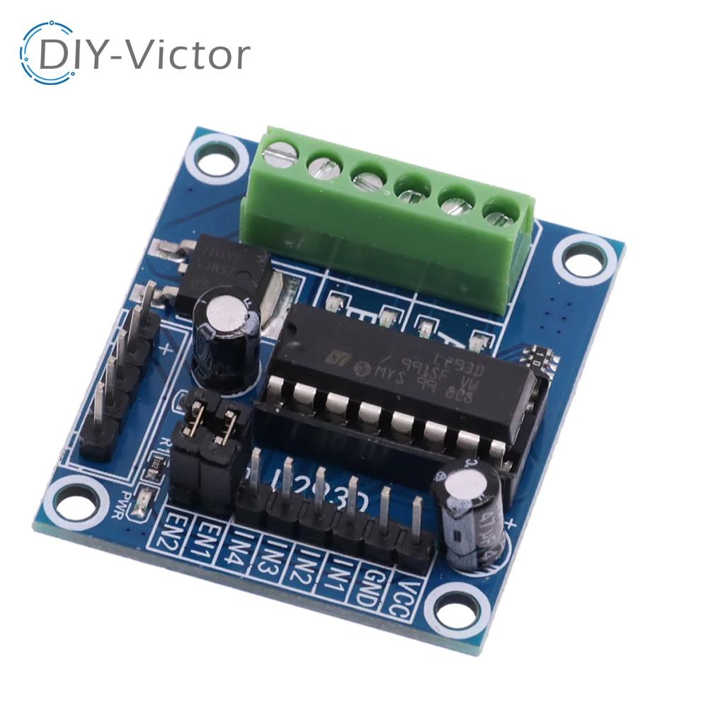 1/5 Pezzi Scheda di Espansione per Controllo Motore L293 L293D per Arduino