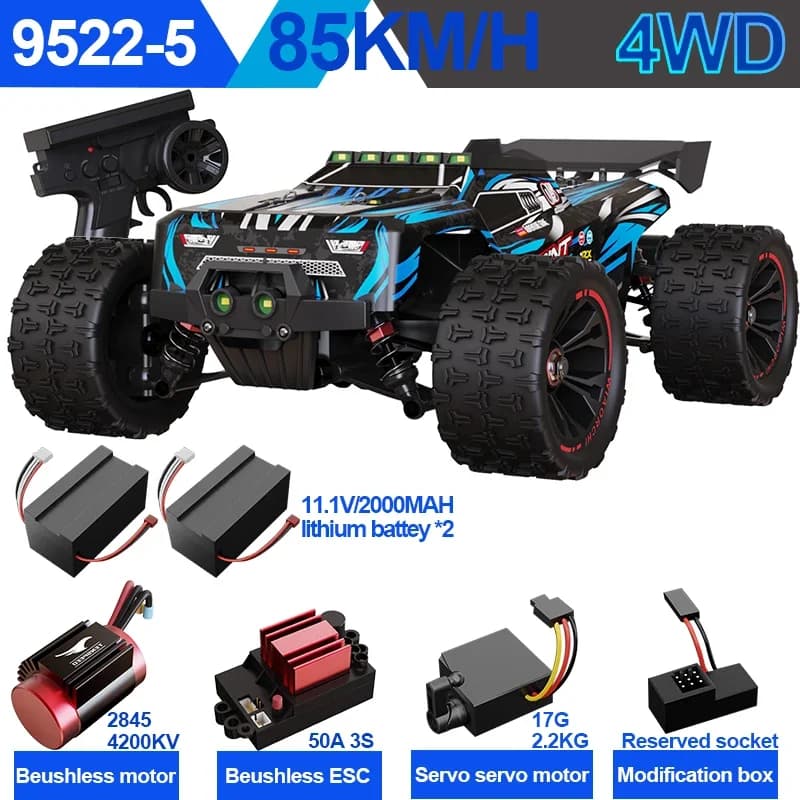 SCY9522PRO 85KM/H High Speed RC Car Brushless 4WD Off-Road Drift Remote Control Car 1:16 Professional Racing Cars SCY9522 50KM/H