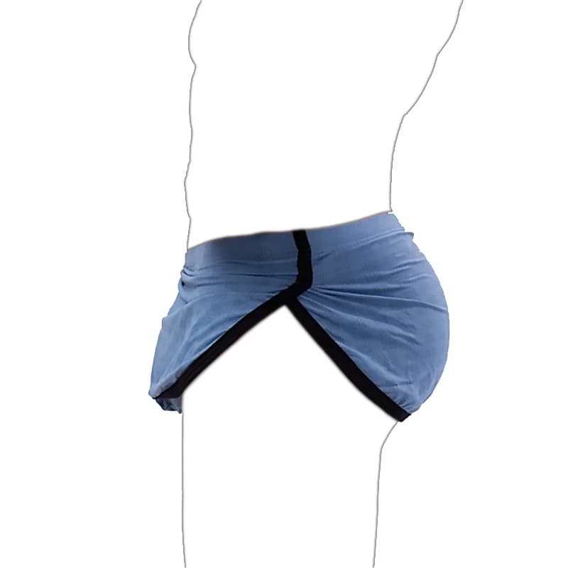 Boxer da Uomo Traspiranti in Rete, Mutande a Gamba Corta, Lingerie Maschile Sexy, Slip da Casa