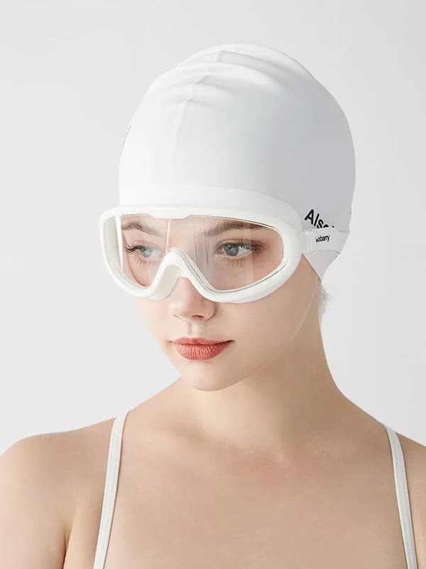 High Definition Swimwear for Men and Women, Underwater Equipment with Built-in Ear Caps, Swimwear Waterproof Duvets