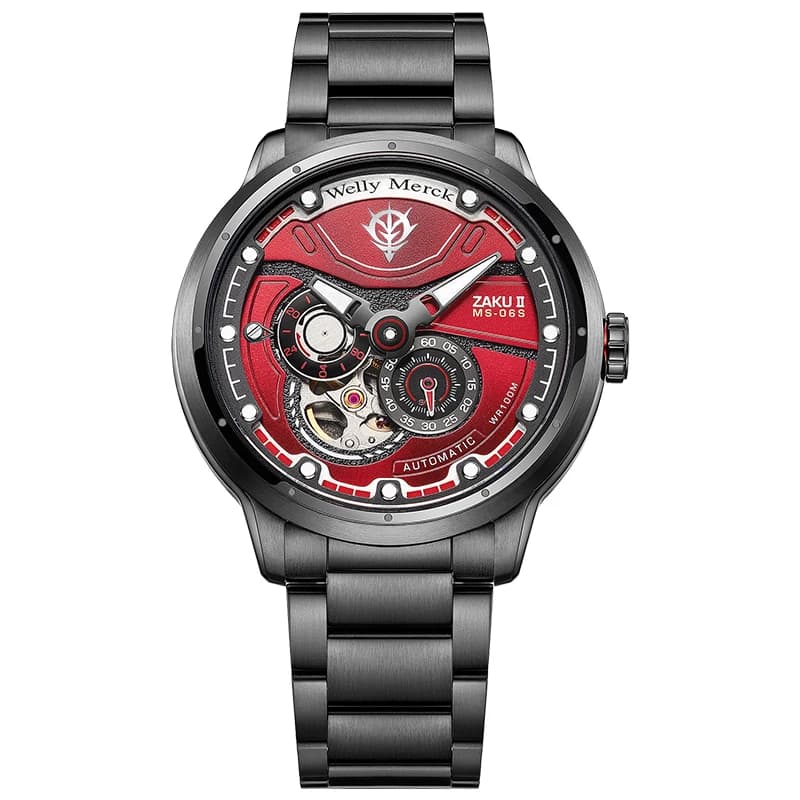 Orologio WM Orologi meccanici automatici Uomo Acciaio inossidabile Impermeabile MIYOTA 82S7 Edizione limitata Orologio Welly Merck Serie congiunta