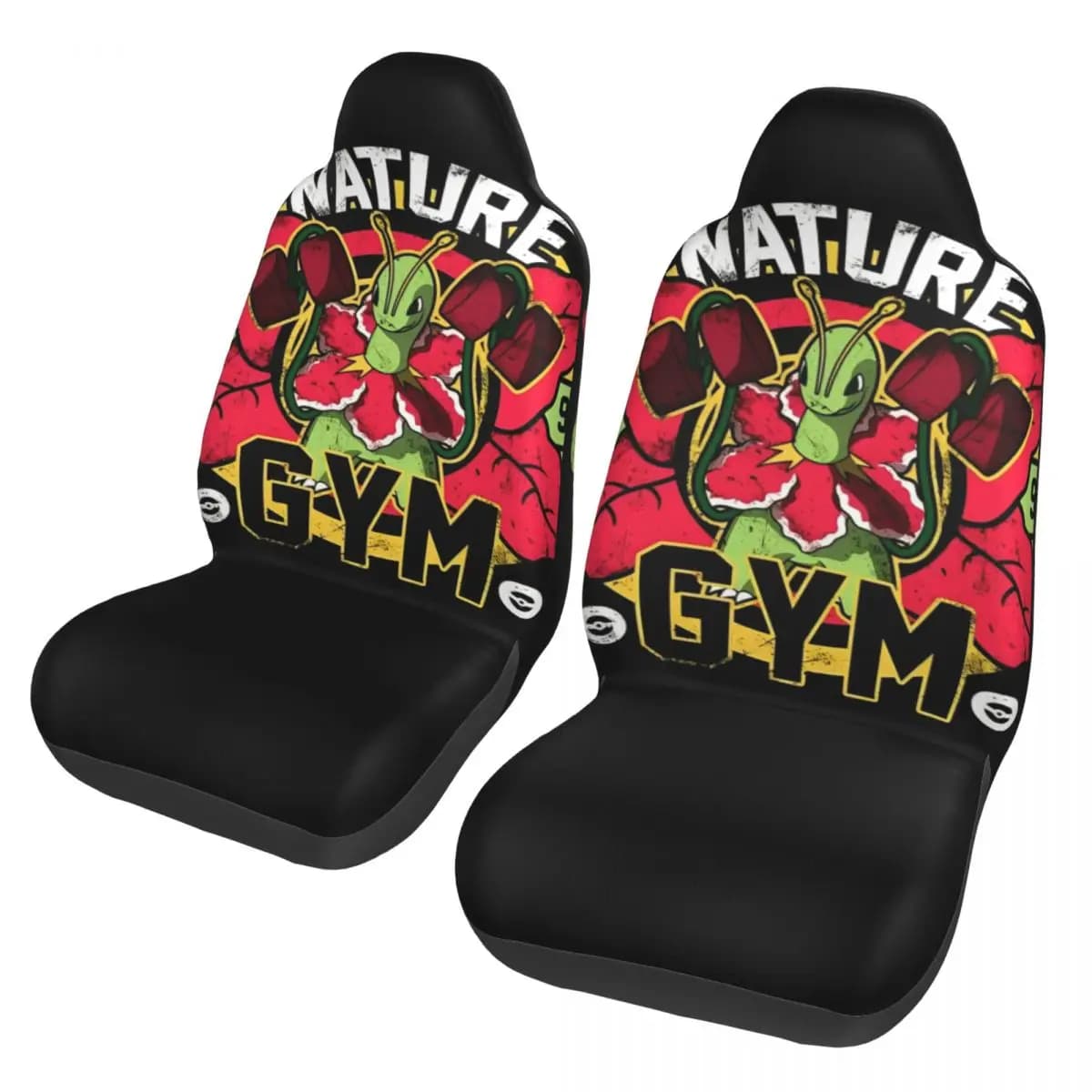 Poke-Mon Gym Oddish Universal Seat Covers, AUTOYOUTH Interior Accessories, Car Seat Covers