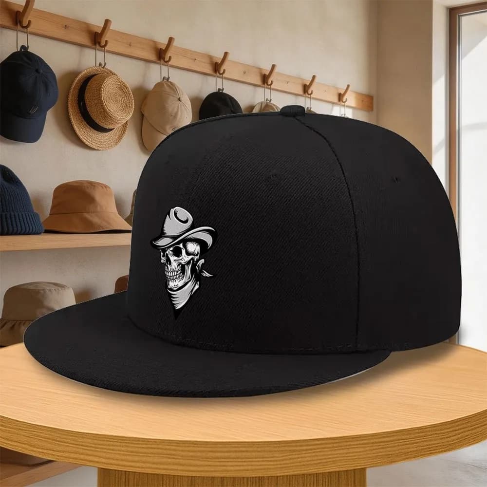 Men'S And Women'S Outdoor Casual Baseball Cap with a Skull And Style, a Unique Hip-Hop Hat That Is Trendy And Versatile