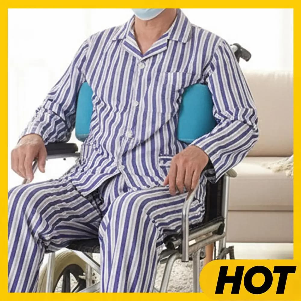 Side Support Bearing for Wheelchair, Removable and Adjustable Backrest for Paralized Patients