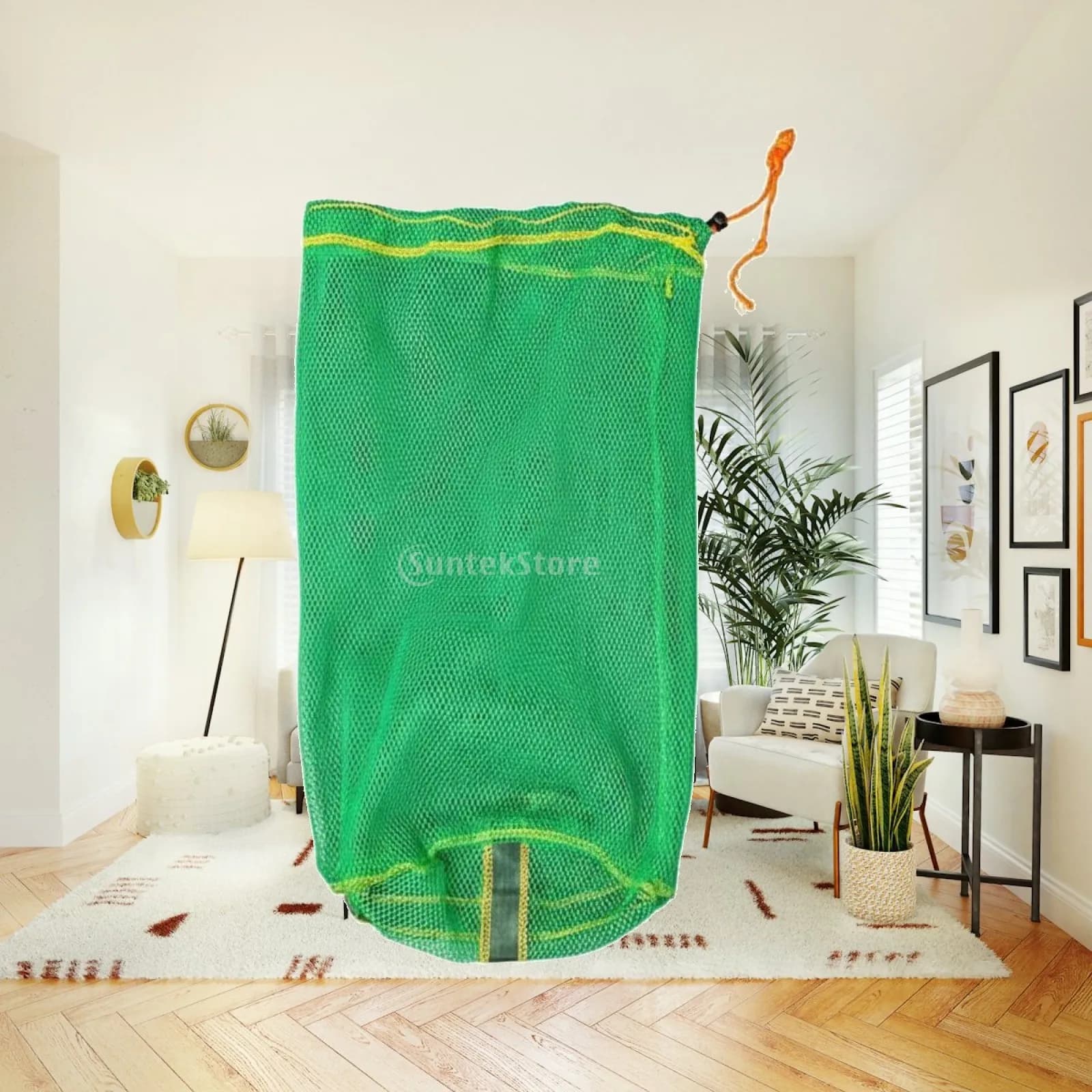 Fish Net Folding Mesh Bag Lightweight Portable Keepnet for Fishing Accessories and Outdoor Fishing Trips