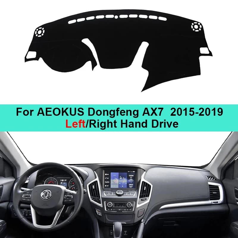 Tappetino per cruscotto per auto a 2 strati tappetino per cruscotto per Fxauto AEOKUS Dongfeng DFM AX7 2015 - 2019 LHD RHD cuscino per tappetino Anti-sole