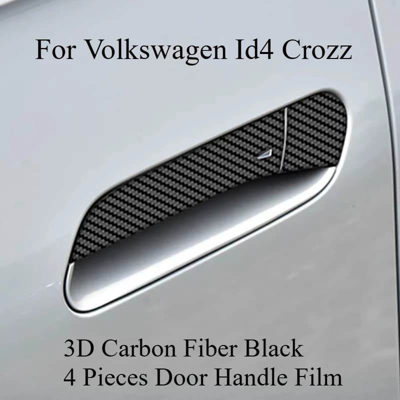 For Volkswagen Id4 Crozz Special R Door Handle Sticker Car Supplies Decorative Modified Handle Protective Sticker Accessories