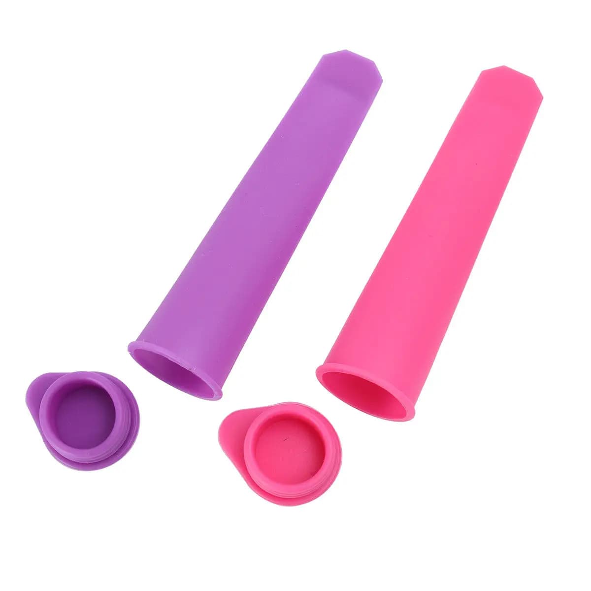 Set di 6 Stampi per Gelato in Plastica Riutilizzabili, per Dolci Fatti in Casa, Facili da Sformare con Acqua Calda, Regalo per Bambini e Famiglia, Estate