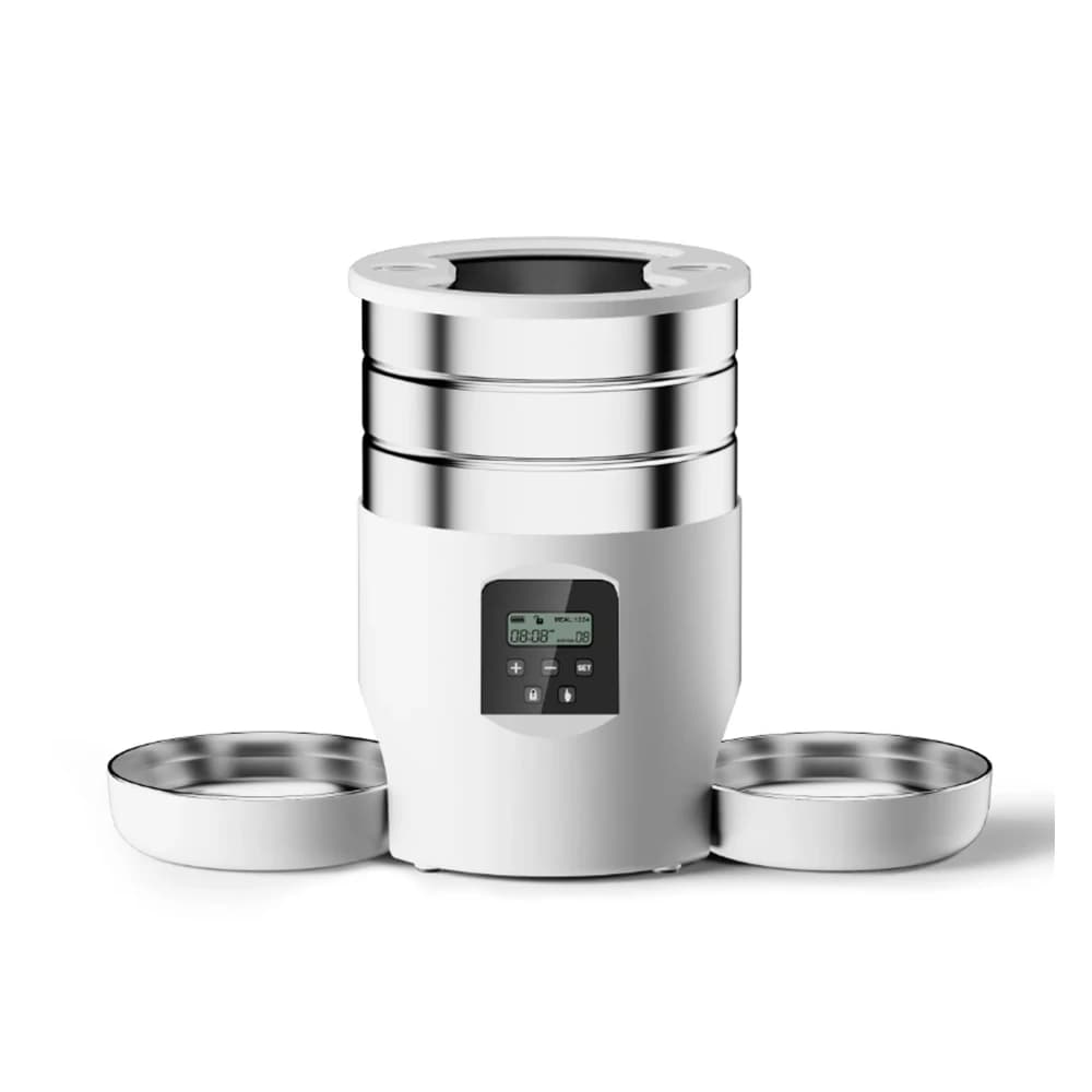Catdrinking 4.5L Smart Pet Feeder Distributore automatico di cibo per gatti Ciotola per cani per gatti Alimentatore per gatti Macchina per cibo per cani con quantitativo temporizzato