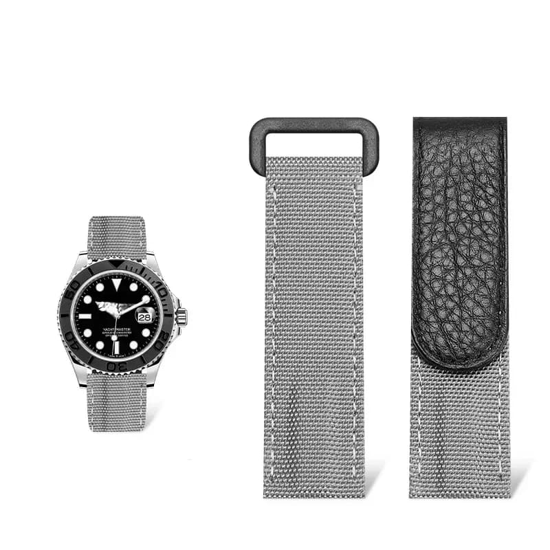 20mm Swatch Co marchio T-udor Bay Velcro Nylon Daytona SUB R-olex Seiko CASIO Tis-sot Accessori per catena per orologi Cinturino per orologio Apple