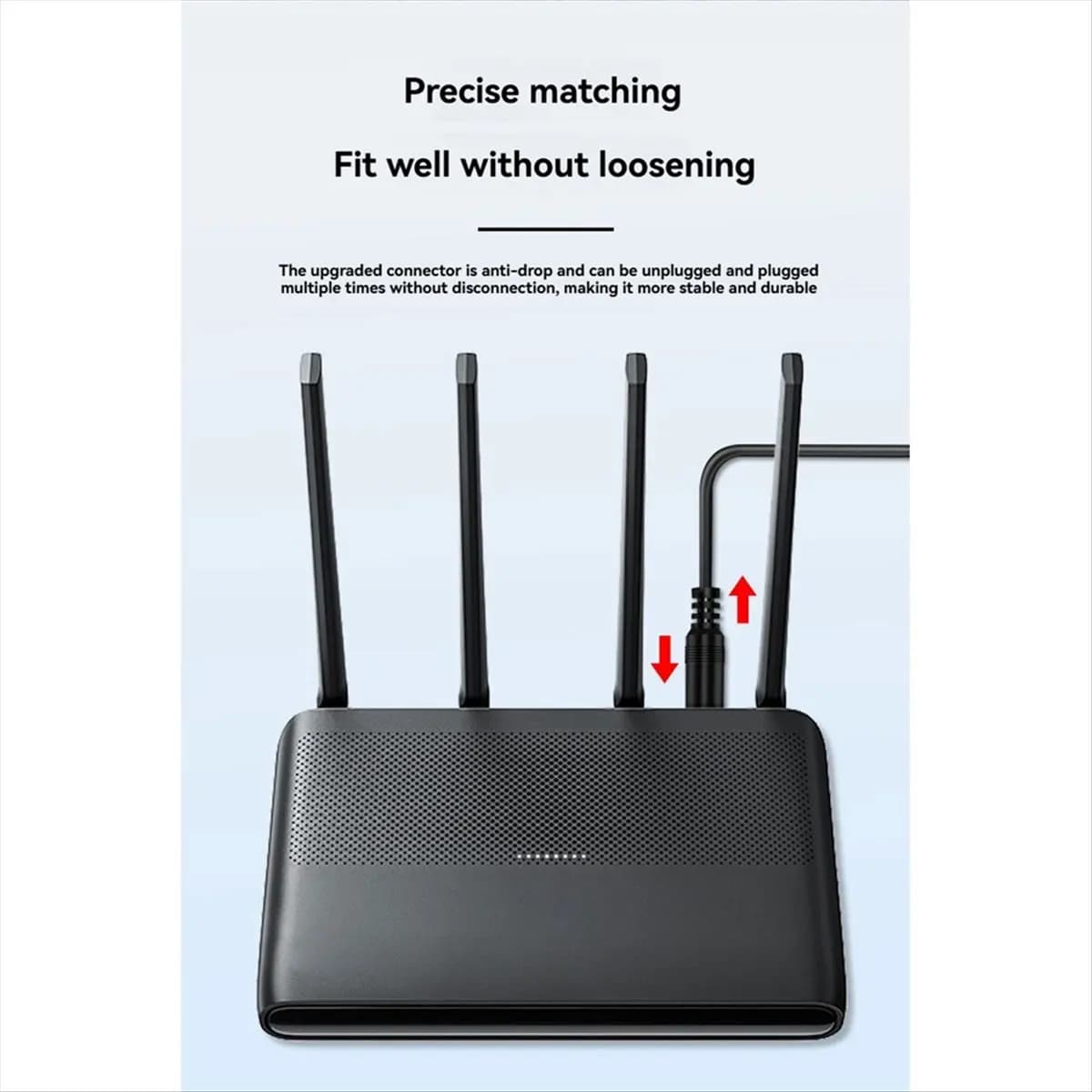 DT1771/DC5V-15V Router Reset Rebooter 72 Hours Automatic Restart Cable for WiFi Bridge/Cat/Router/Repeater Rebooter Black