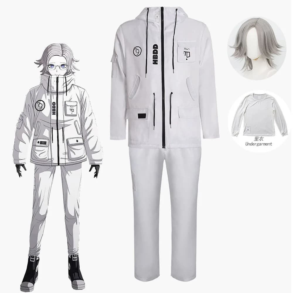 Game The Hundred Line Aotsuki Eito Takumi Sumino Cosplay Costume Uniform Wig 2025 Halloween Party for Women Men Carnival Props