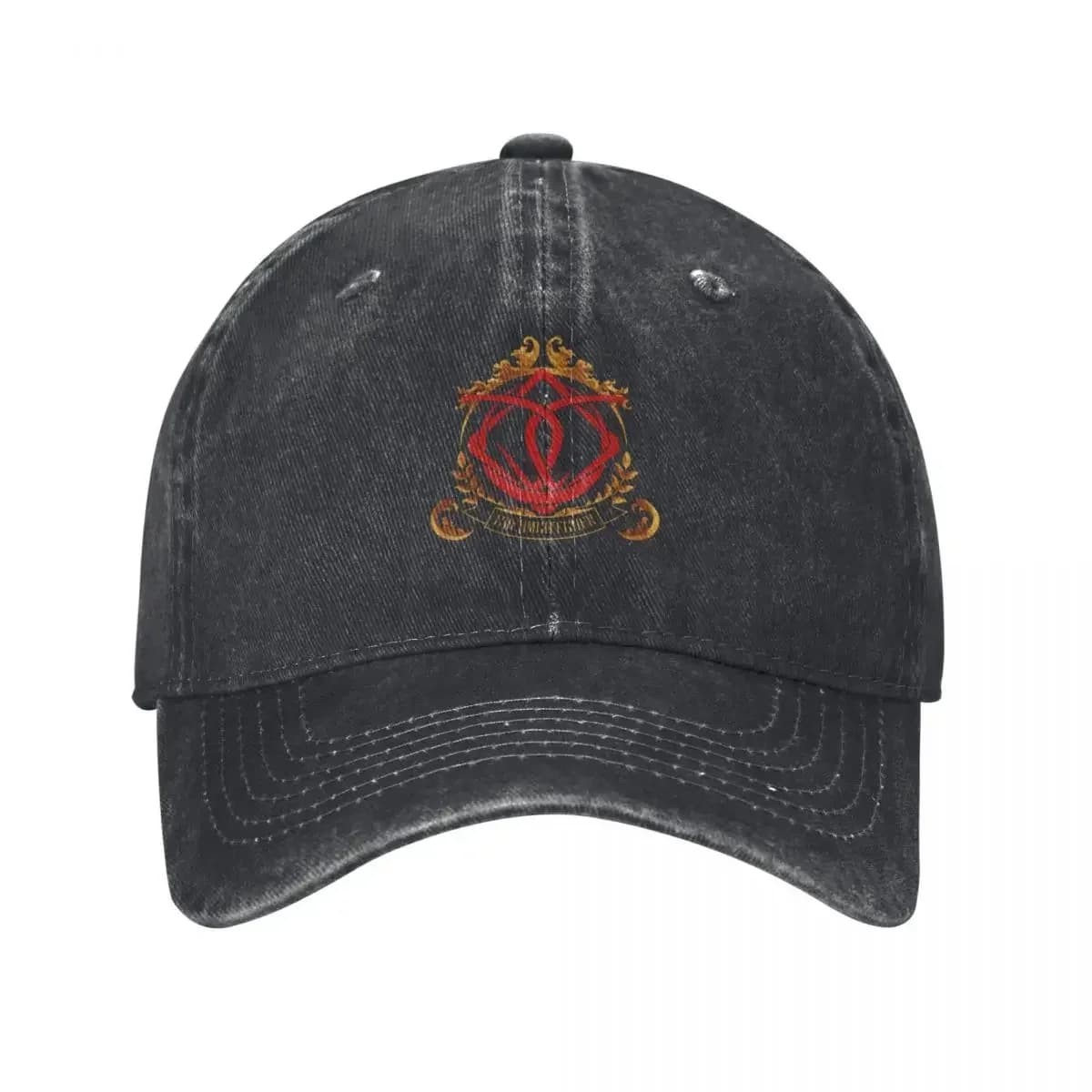 Dreamcatcher Follow us VISION logo yellow and red Baseball Cap Visor hard hat beach hat New In The Hat Male Women's