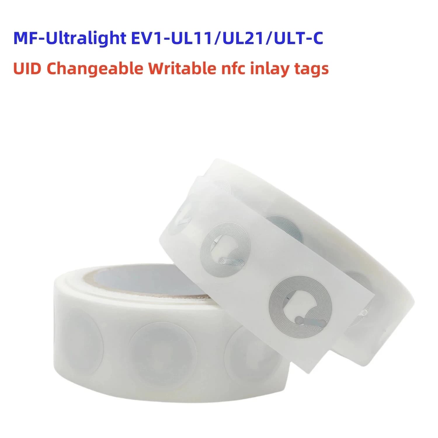 UID Modificabile Carta NFC MF0 13.56Mhz Ultraleggero EV1-UL11 EV1-UL21 ULT-C Intarsio Adesivo UID Scrivibile 1 PZ