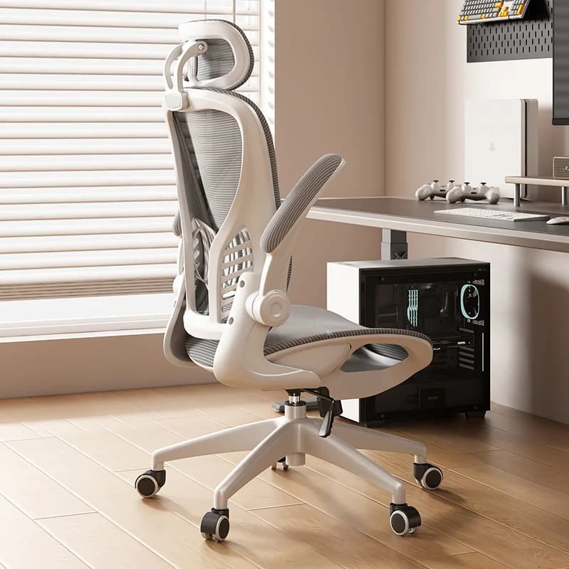 Multifunctional Computer Office Chair Lumbar Double Back Support Lifting Design E-sports Gaming Chair Silent Wheels Design
