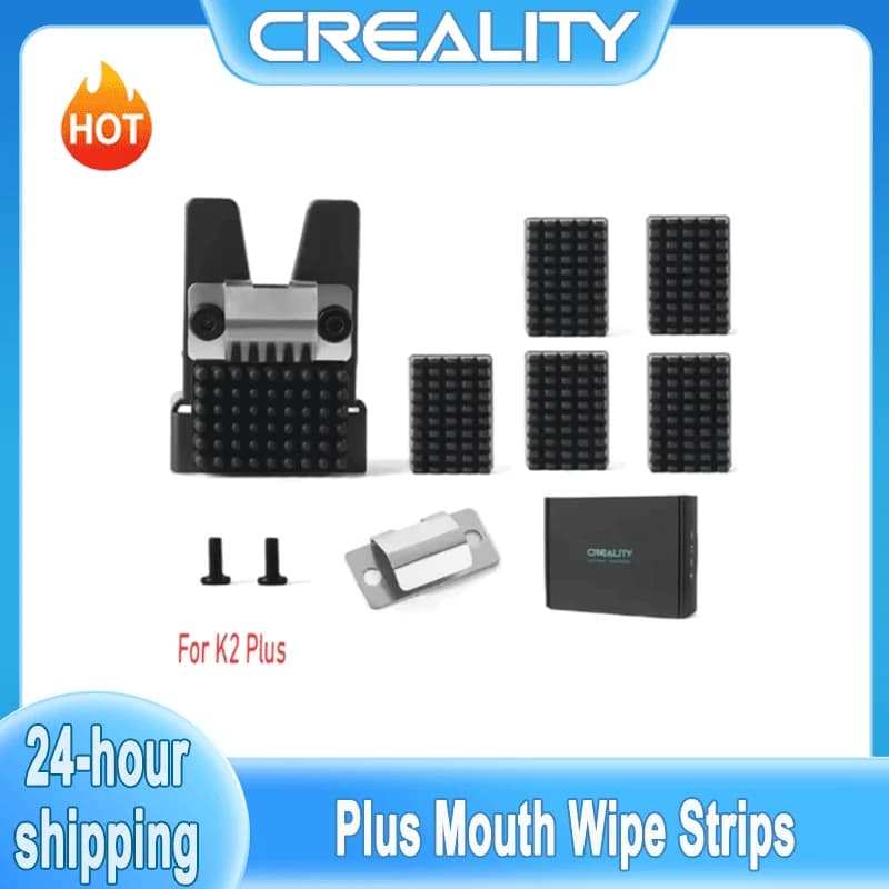 Creality K2 Plus Mouth Wipe Strips 12.25x5.5x17mm Pack of 6 Original 3D Printer Parts for K2 Plus