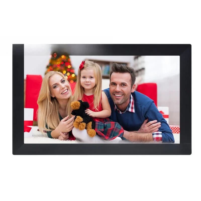 Cornice digitale touch screen da 15,6/21 pollici con Wi-Fi, cornice per foto elettronica, album intelligente.