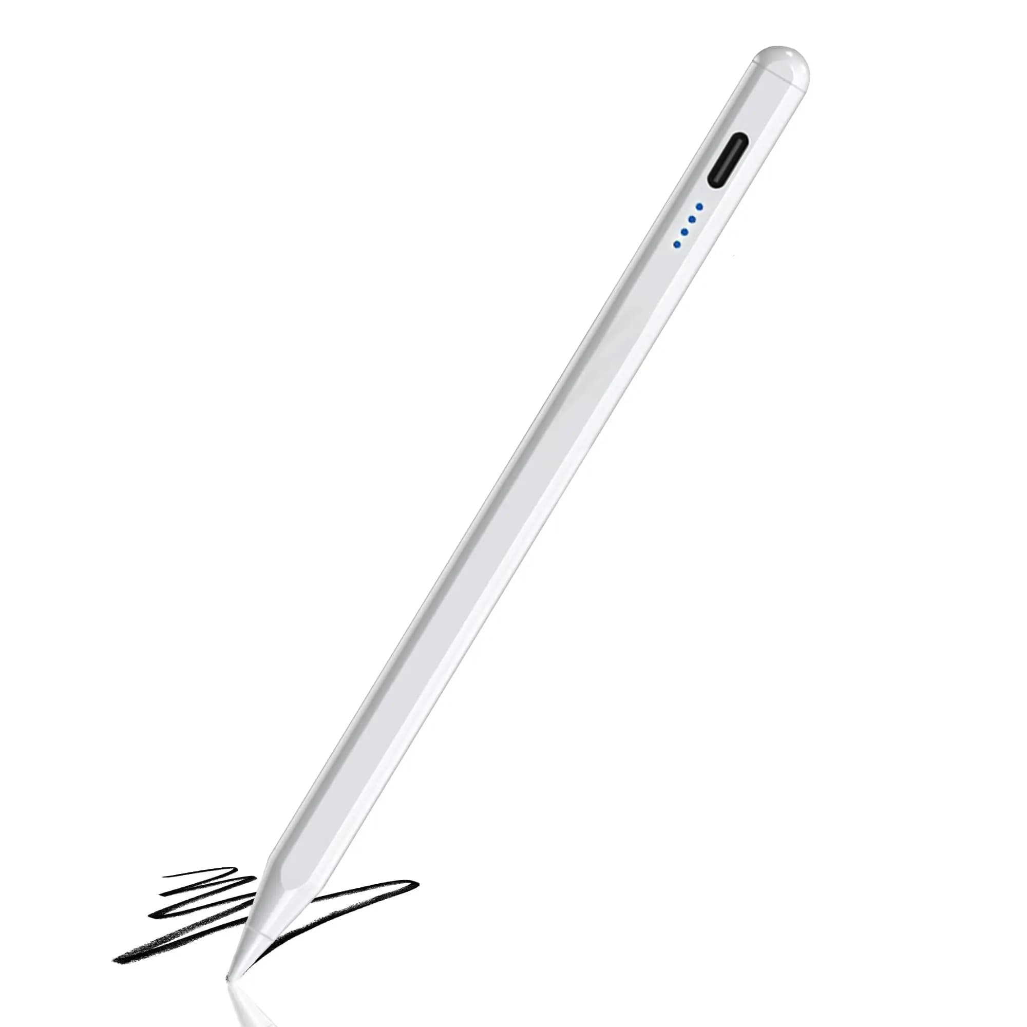Penna stilo per Apple iPad 2018-2024, penna stilo a ricarica rapida da 13 minuti, rifiuto del palmo, sensibilità all'inclinazione e scorciatoie. Penna per iPad